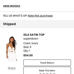 Chic Ivory Satin Camisole